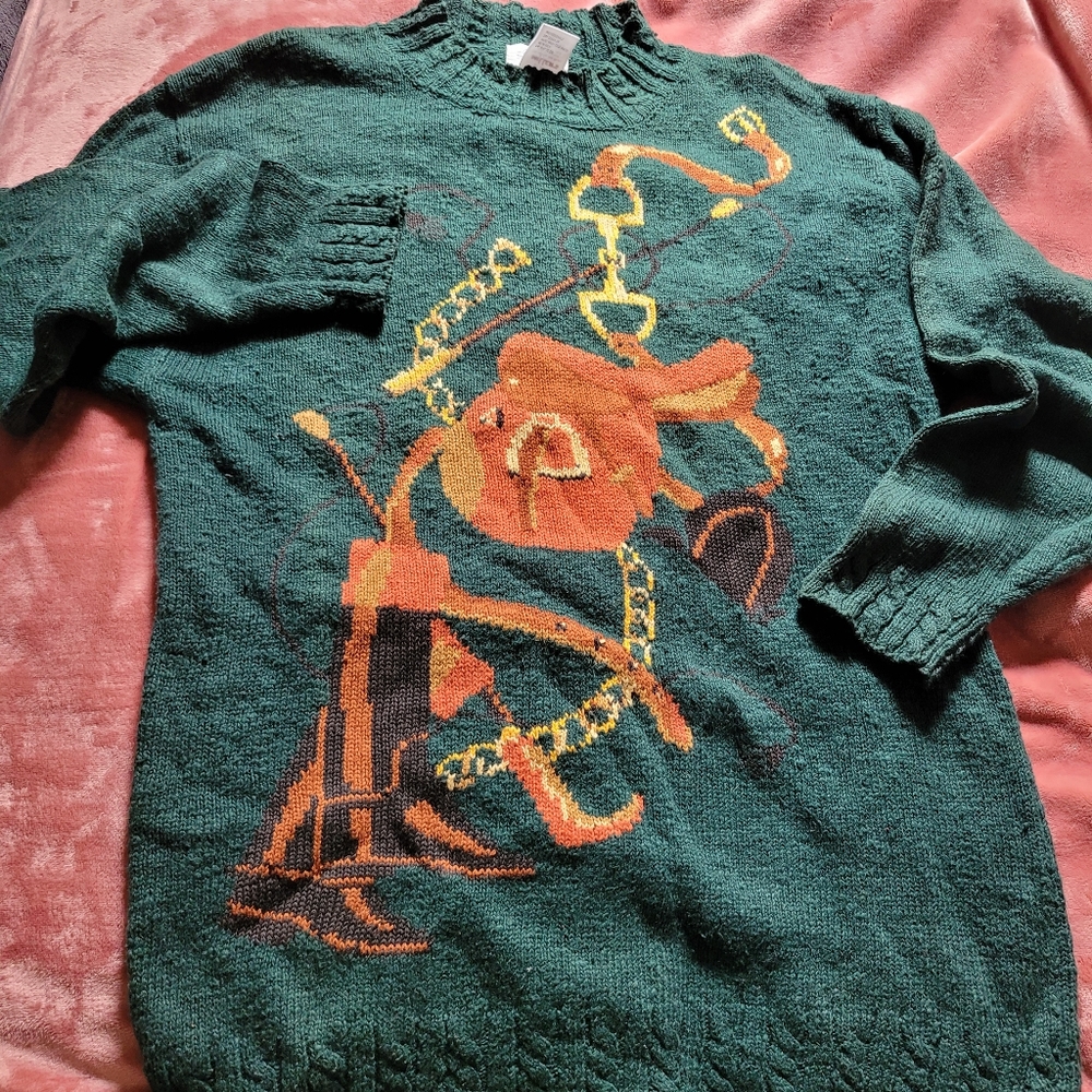 MILLER’S vintage  green sweater medium